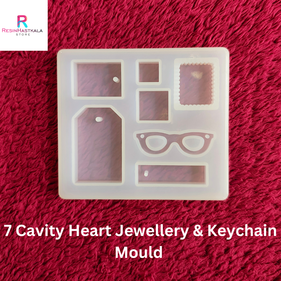 7 Cavity Jewellery & Keychain Mould