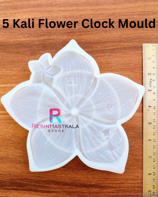 5 Kali Flower Clock Mould