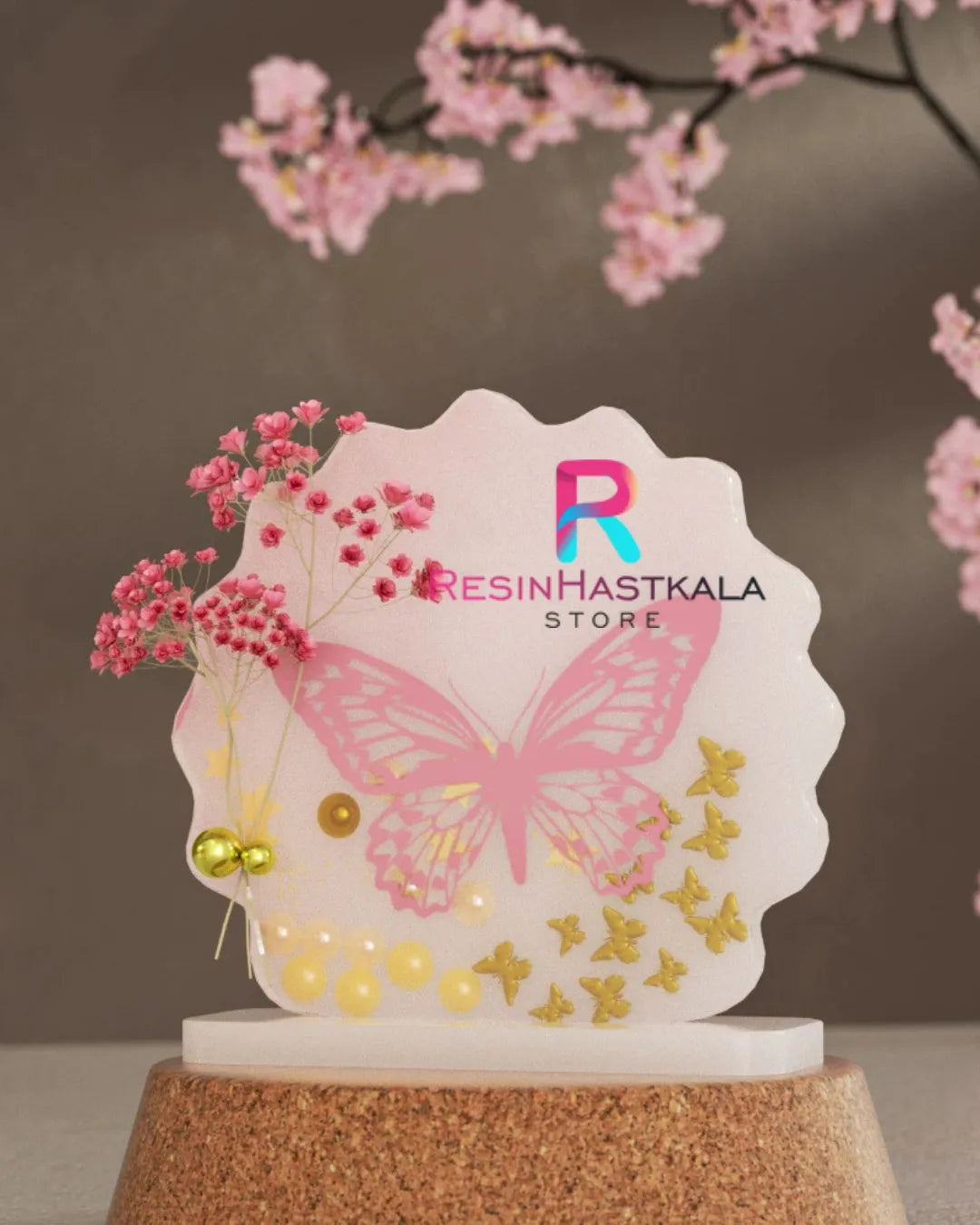 6 In 1 Agate Round Photoframe & Car Dash Mould