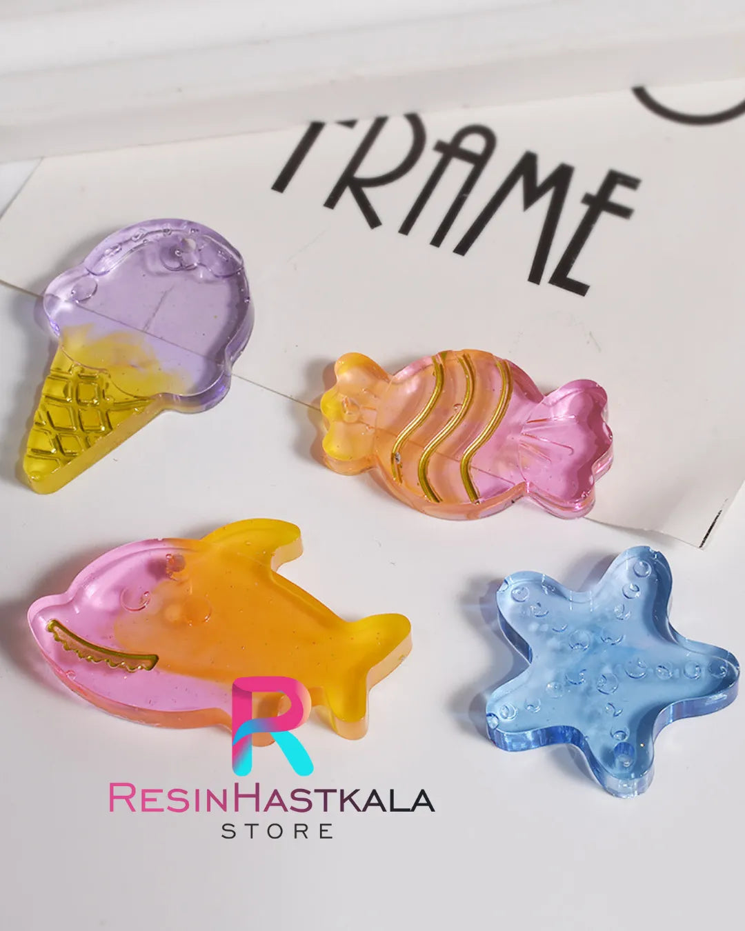 6 In 1 Candy Keychain / Pendant Mould