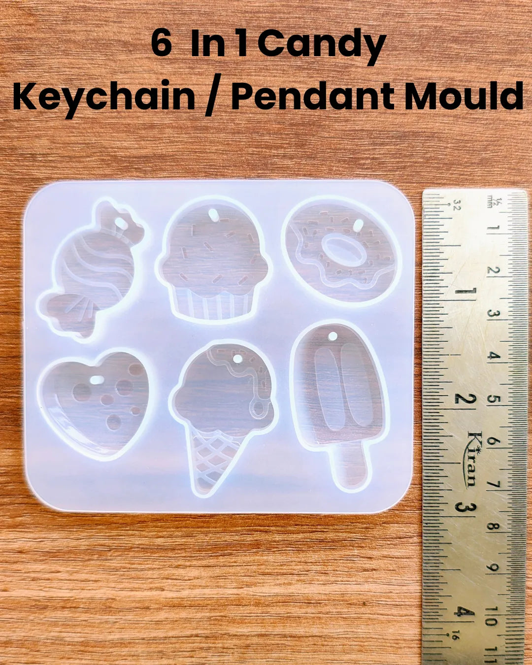 6 In 1 Candy Keychain / Pendant Mould