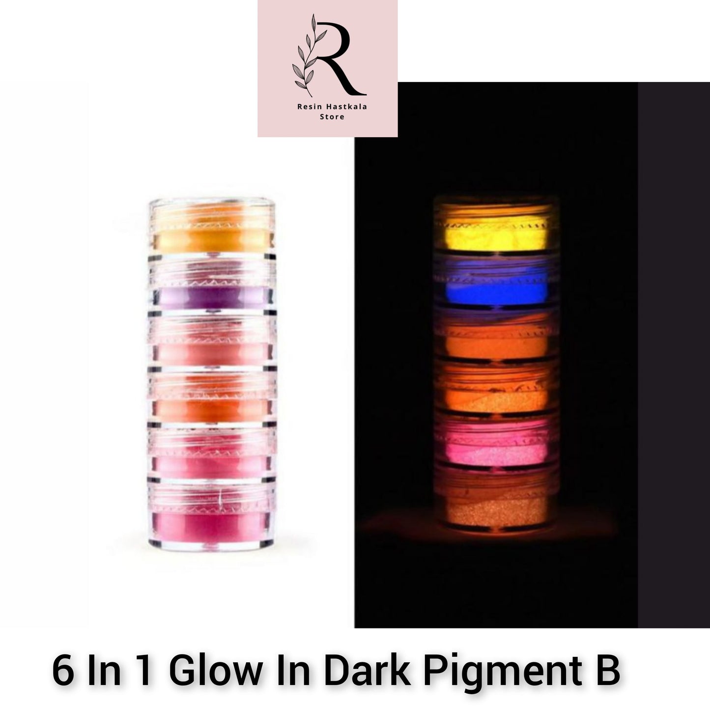 6 In 1 Glow In Dark Pigment B