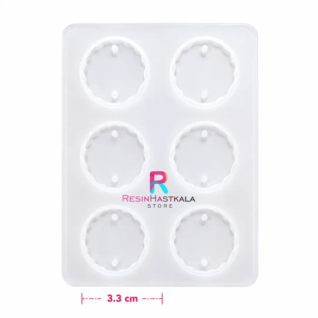 6 In 1 Round Rakhi & Bracelet Mould
