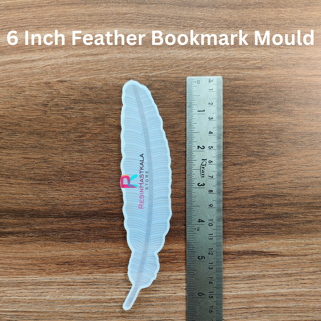 6 Inch Feather Bookmark Mould