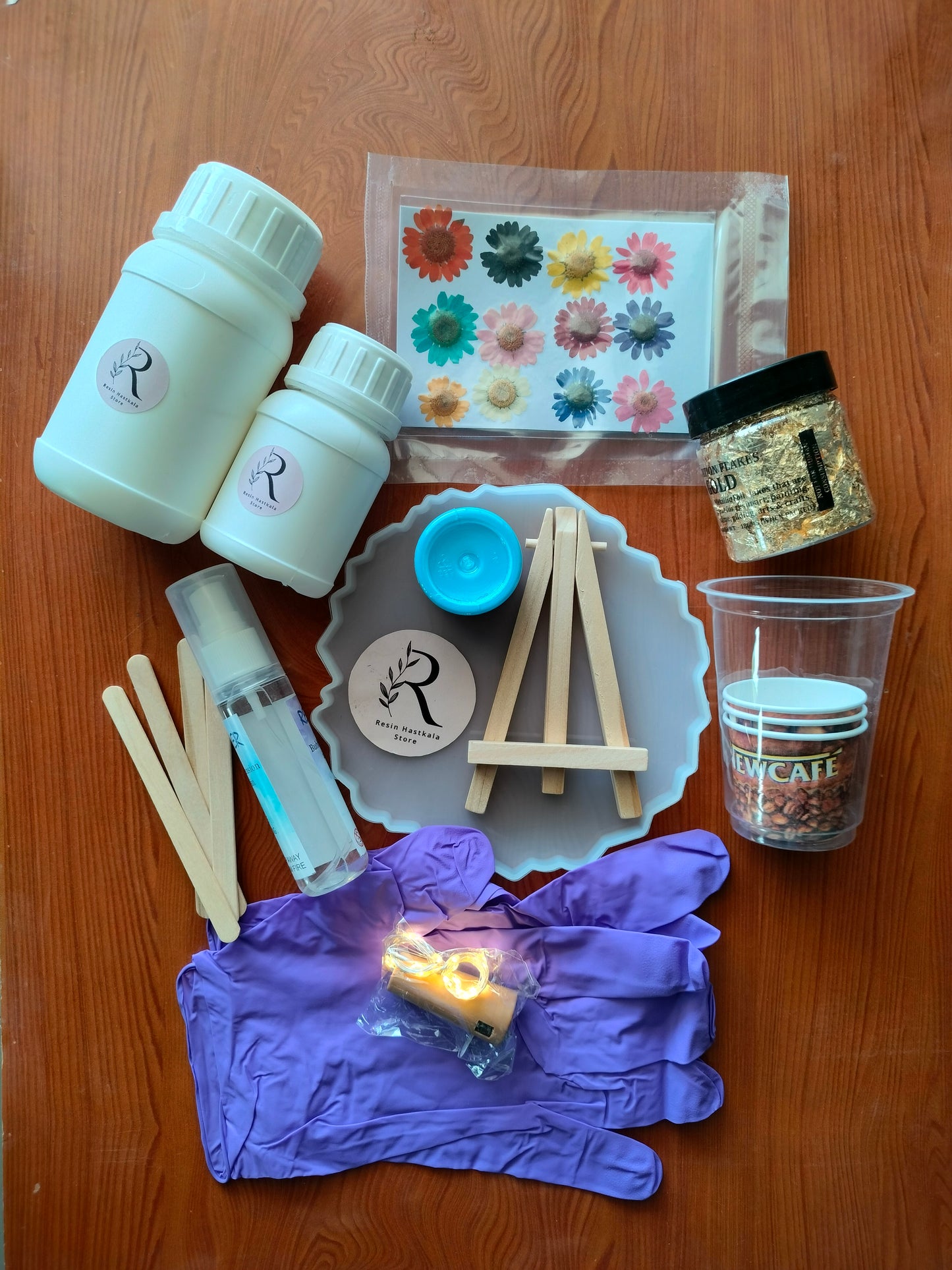 6 Inch Photo Frame Diy Beginner Resin Art Kit B