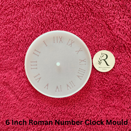 6 Inch Roman Number Clock Mould
