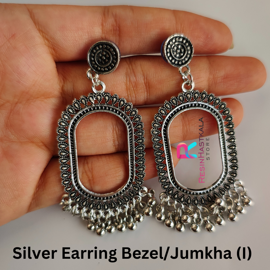 Silver Earring Bezel/Jumkha (I)