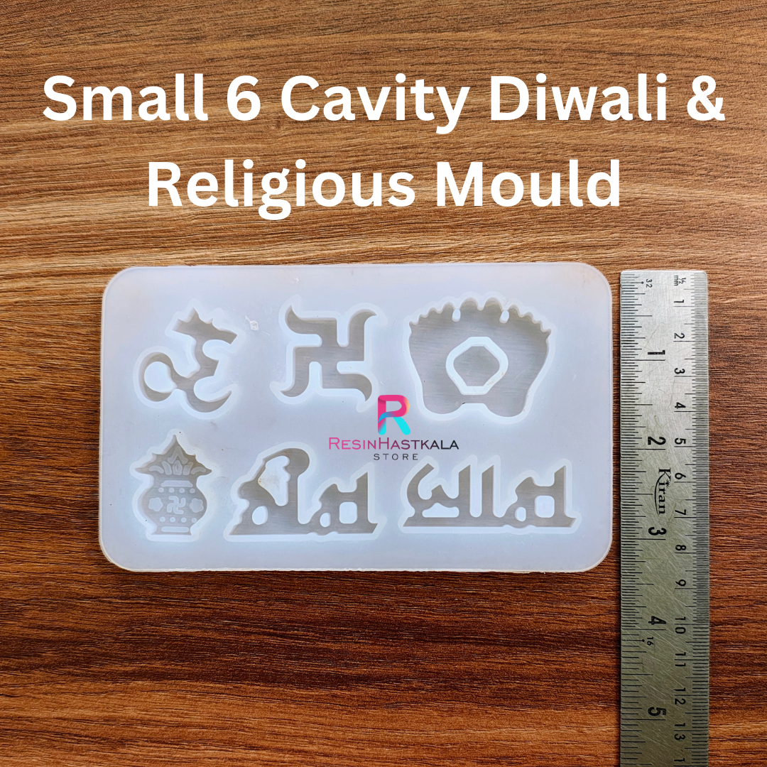 Small 6 Cavity Diwali & Religious Mould