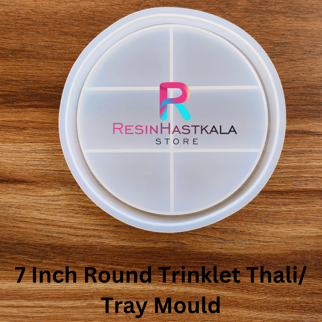 7 Inch Round Trinklet Thali/ Tray Mould
