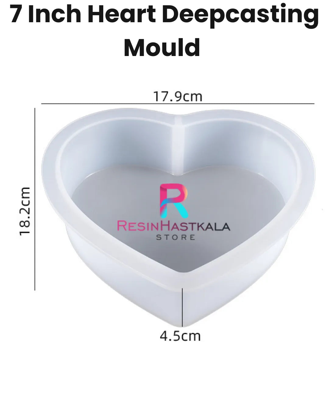 7 Inch Heart Deepcasting Mould