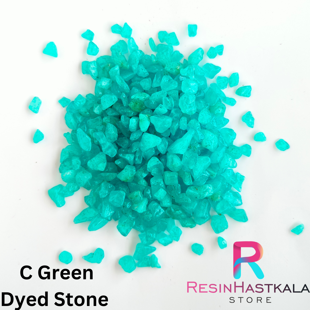 C Green Dyed Stone (100 Gram)