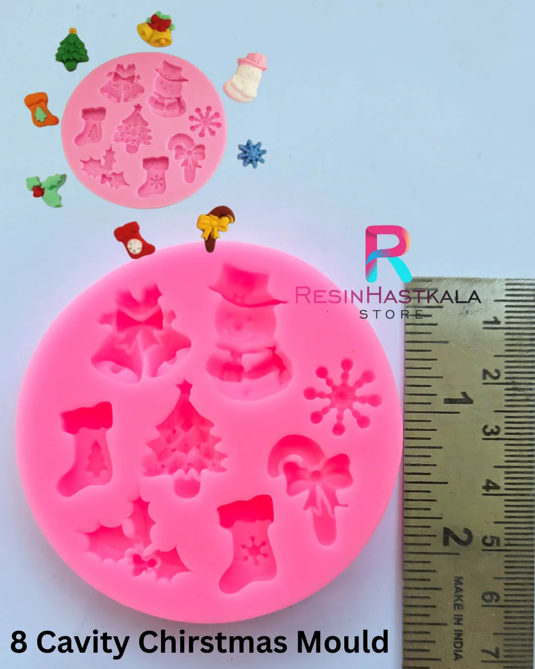 8 Cavity Chirstmas Mould