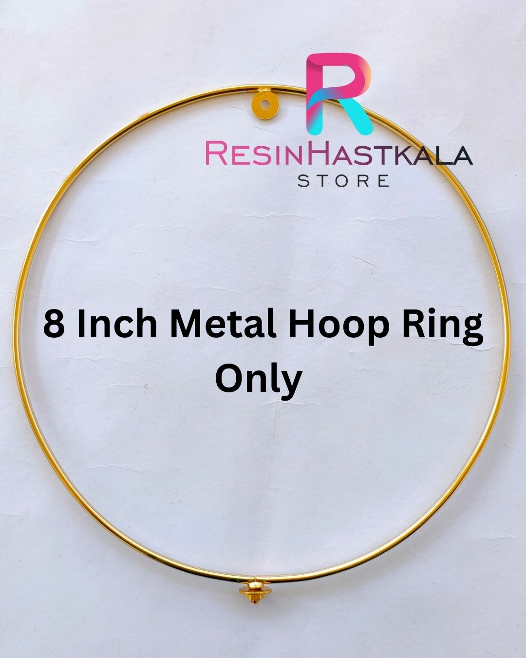 8 Inch Metal Hoop Ring Only (No Stand)