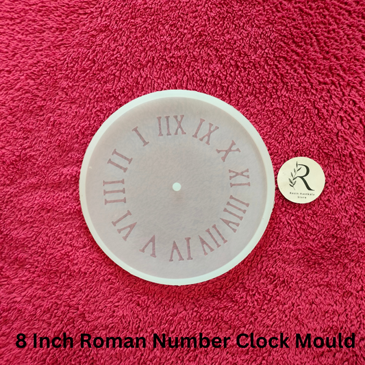 8 Inch Roman Number Clock Mould