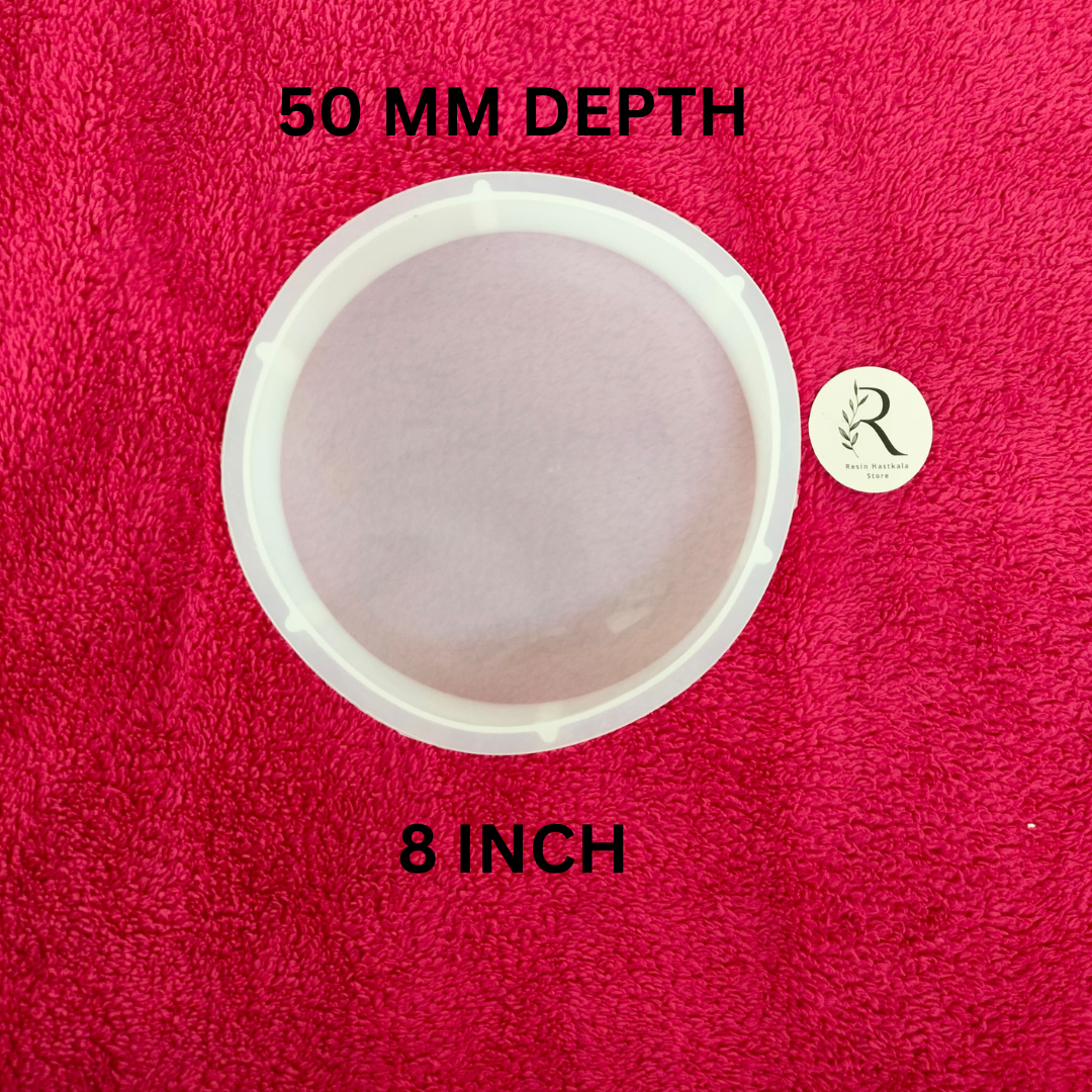 8 Inch Round Deep Casting / Wedding Preservation Mould