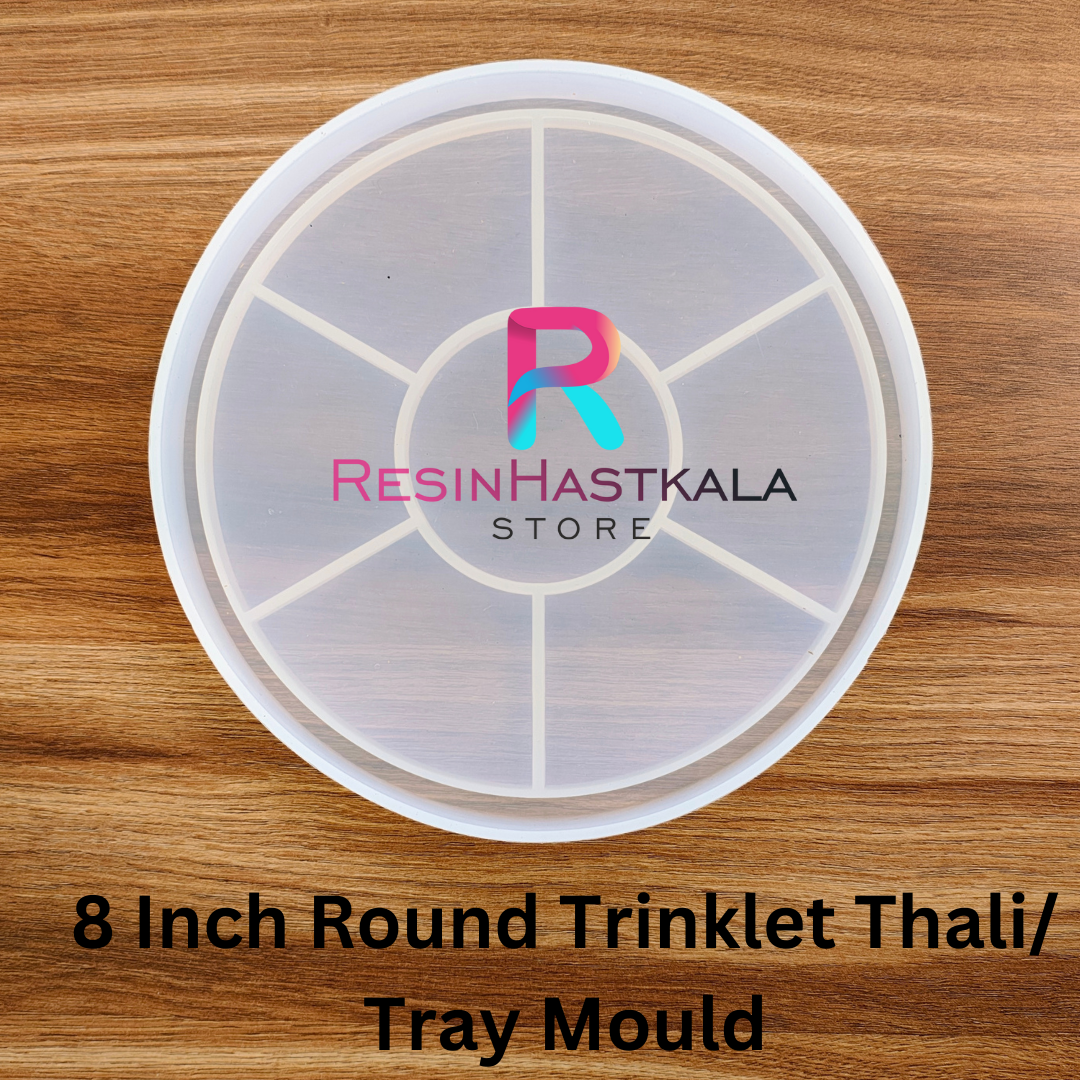 8 Inch Round Trinklet Thali/ Tray Mould