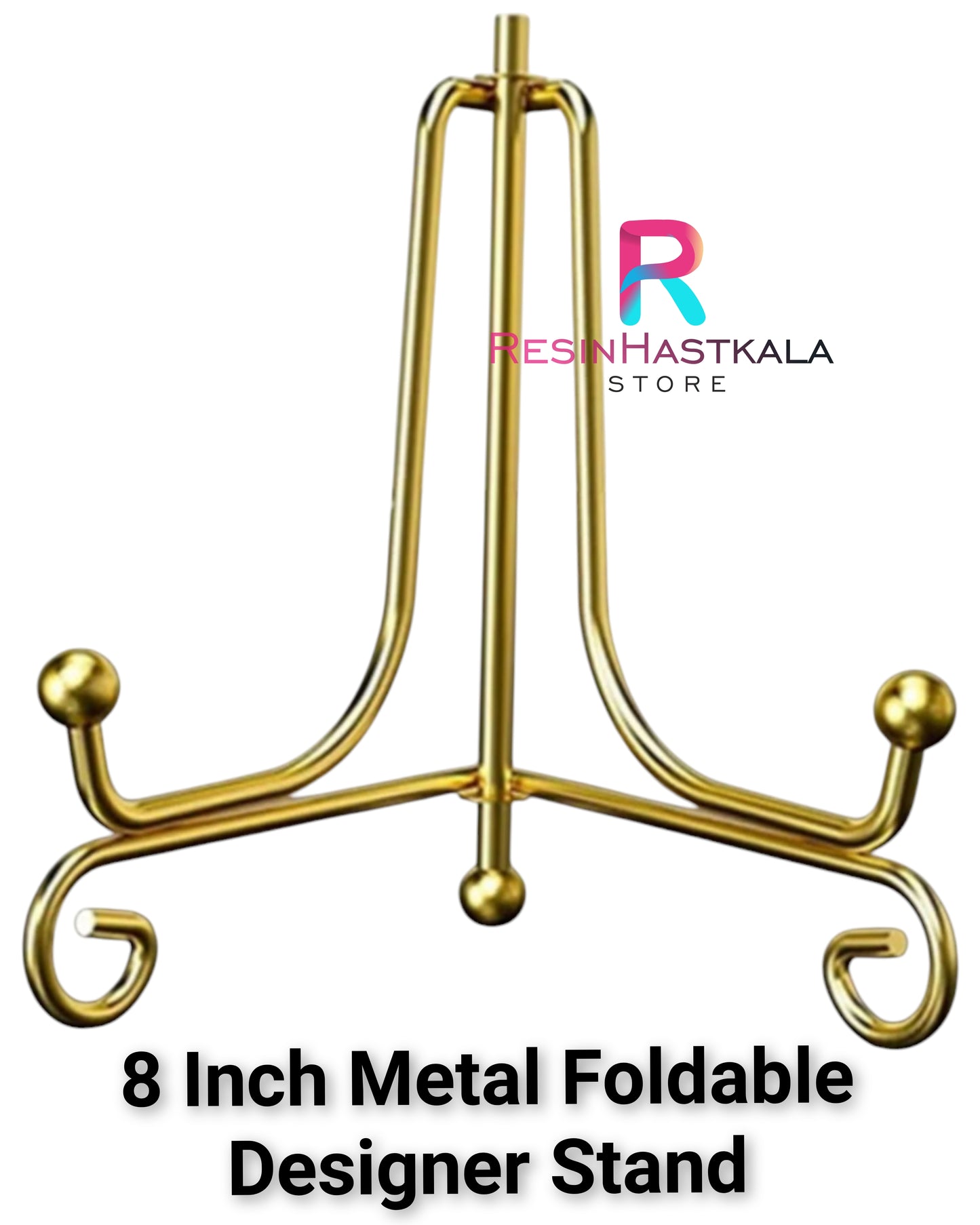 8 Inch Metal Foldable Stand Designer
