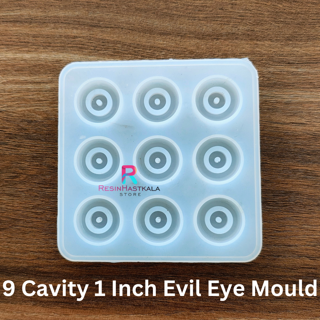 9 Cavity 1 Inch Evil Eye Mould