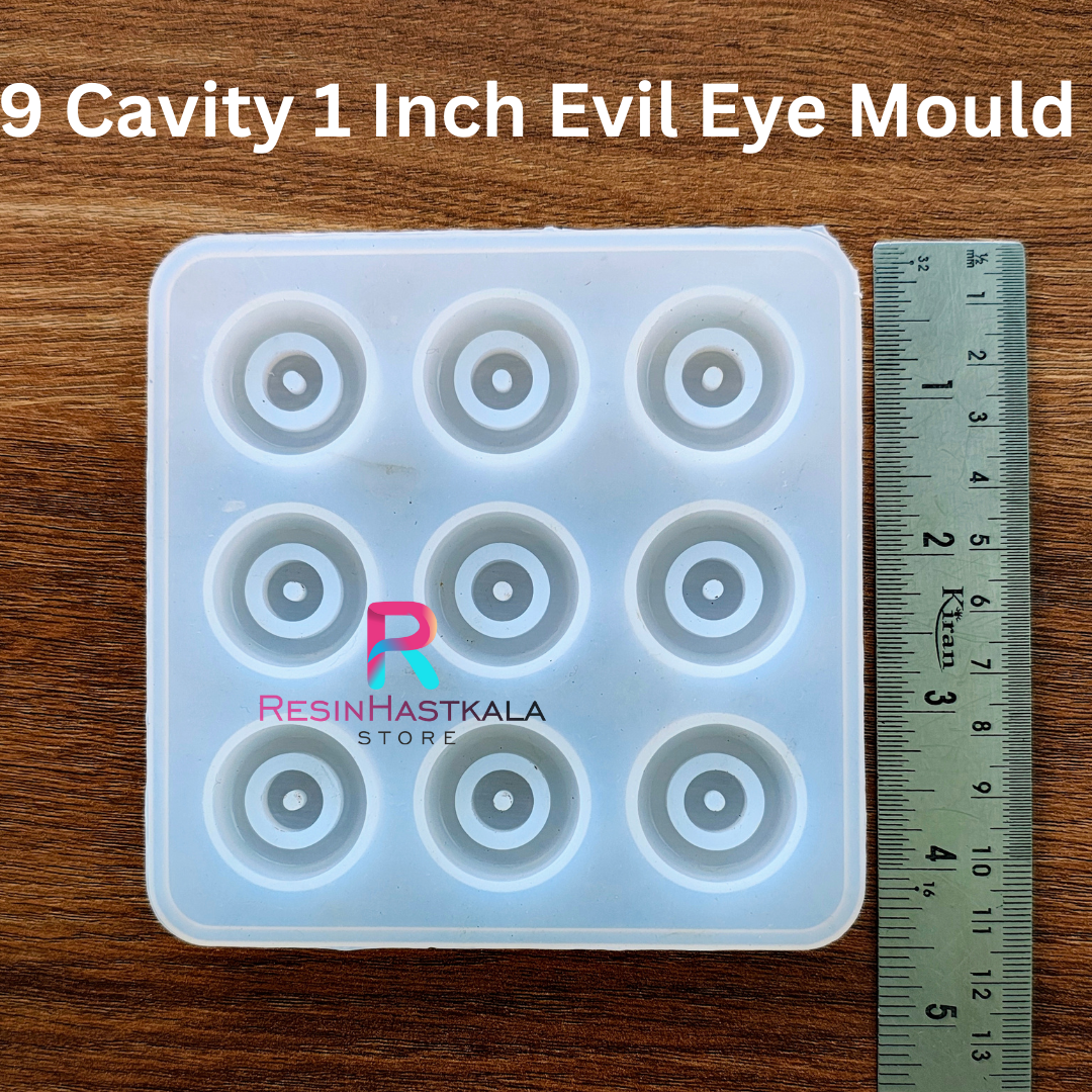 9 Cavity 1 Inch Evil Eye Mould