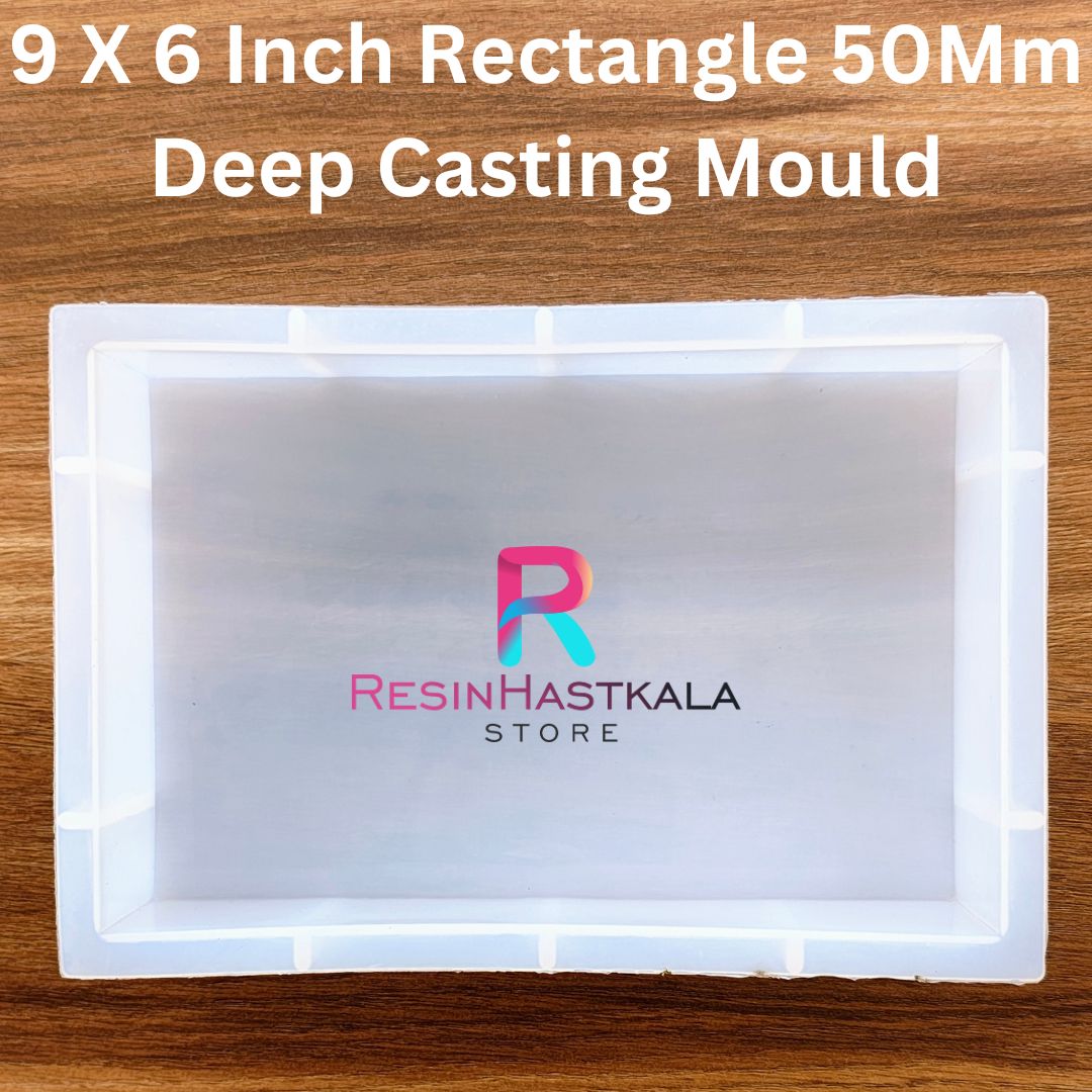 9 X 6 Inch Rectangle 50Mm Deep Casting Mould