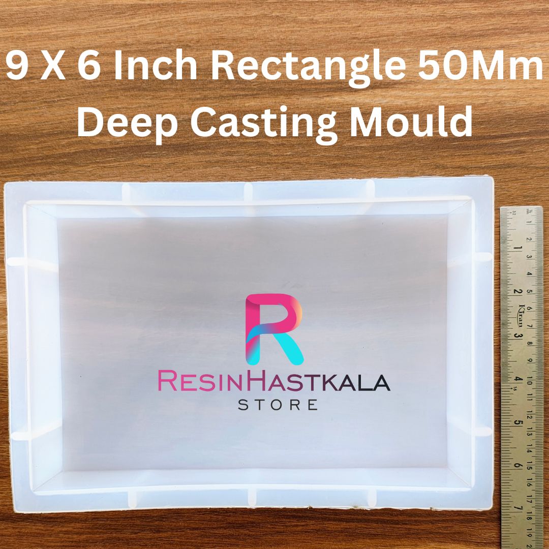 9 X 6 Inch Rectangle 50Mm Deep Casting Mould