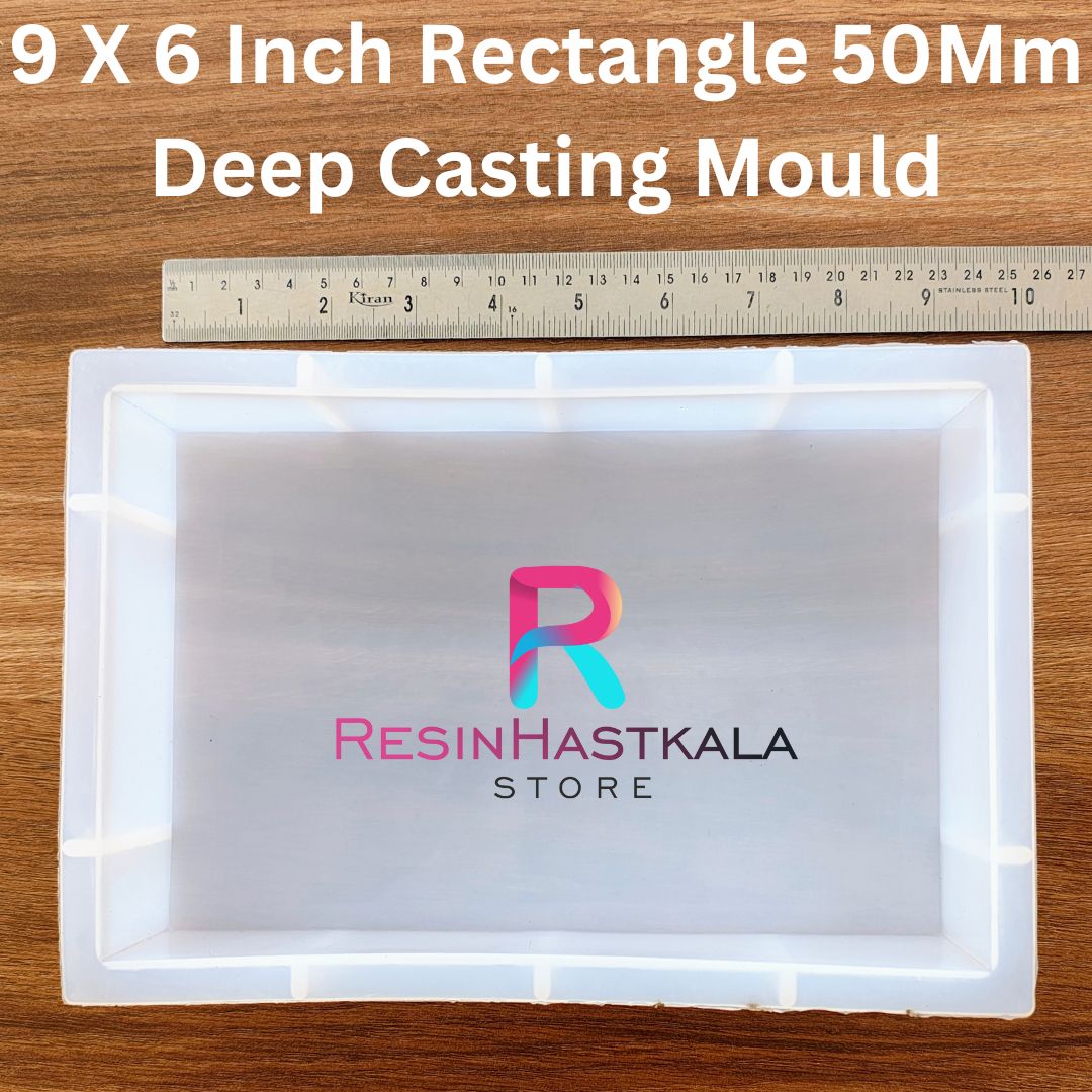 9 X 6 Inch Rectangle 50Mm Deep Casting Mould