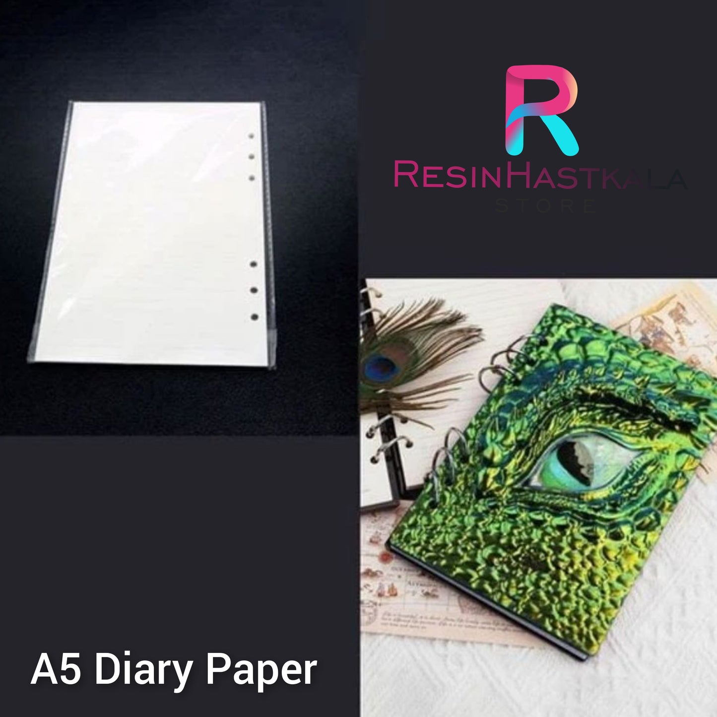 A5 Size Dairy Paper (90 Page) Only For A5 Designer Dairy Mould