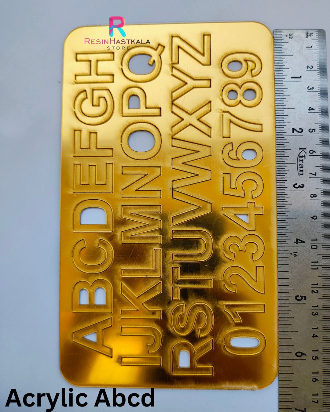 Acrylic Abcd Cutout