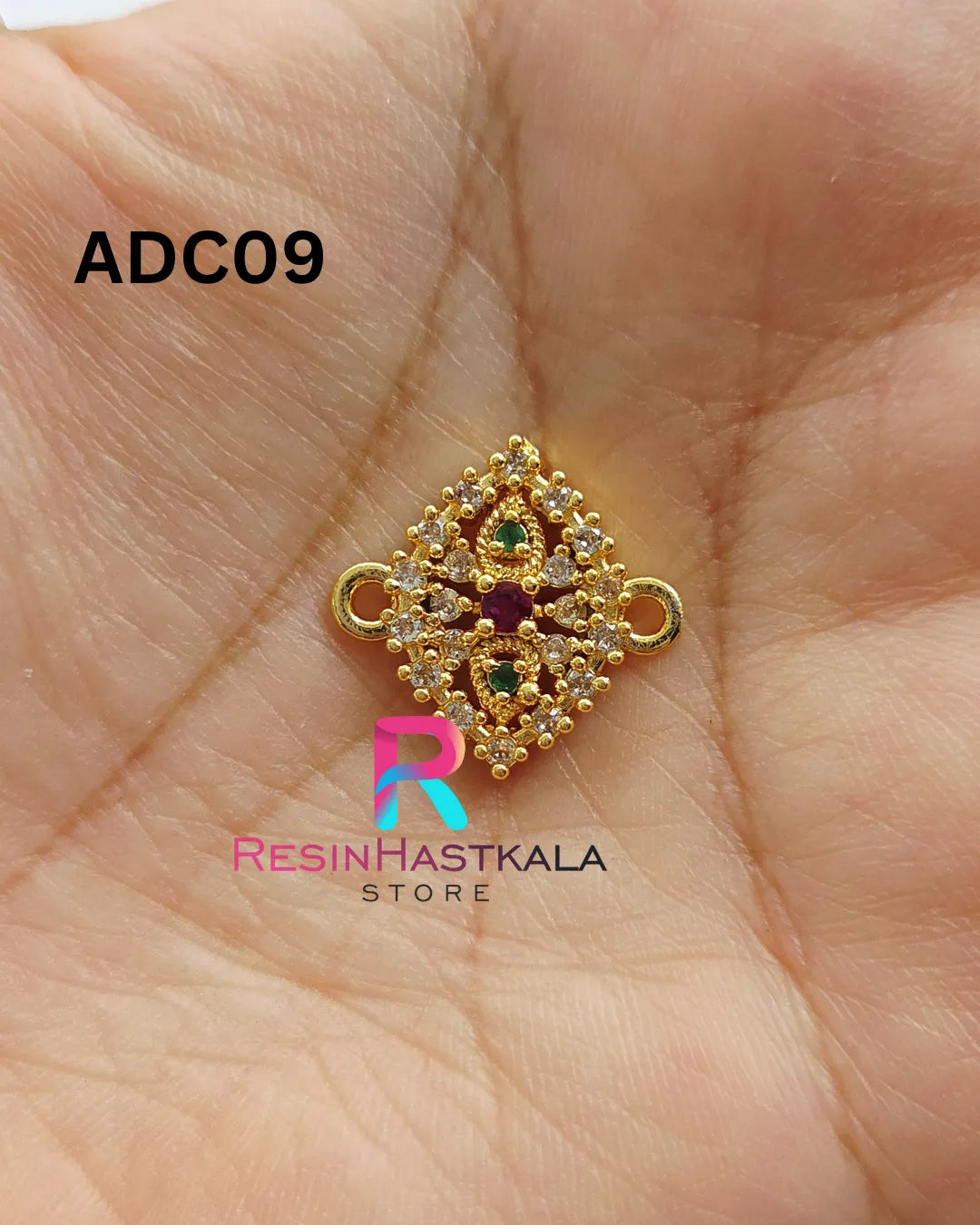 Ad Rakhi & Bracelet Charm With Diamond (ADC09)