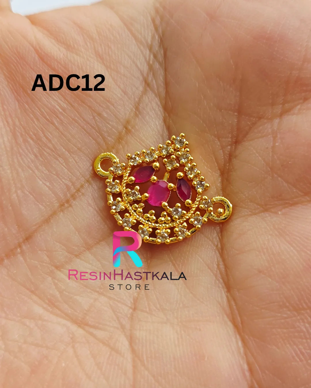 Ad Rakhi & Bracelet Charm With Diamond (ADC12)
