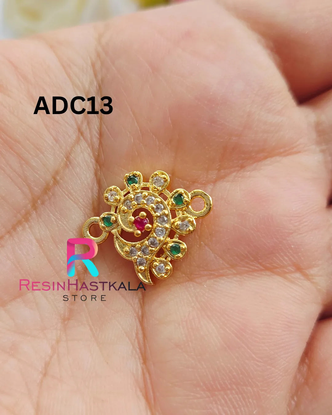 Ad Rakhi & Bracelet Charm With Diamond (ADC13)