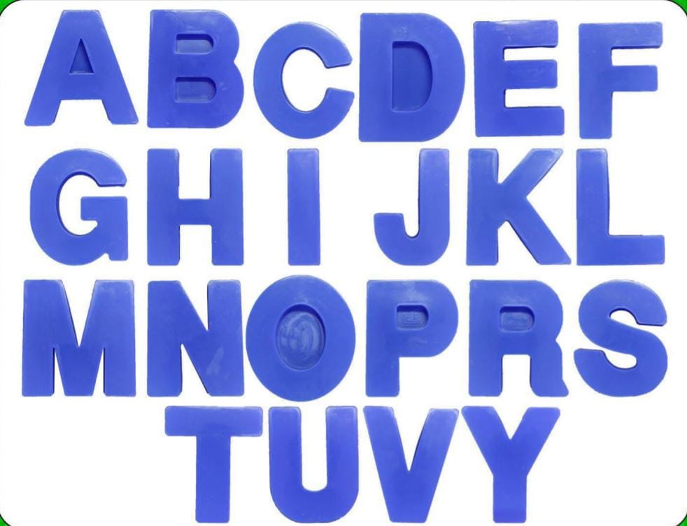 Alphabet 6 Inch Mould Set Of 22