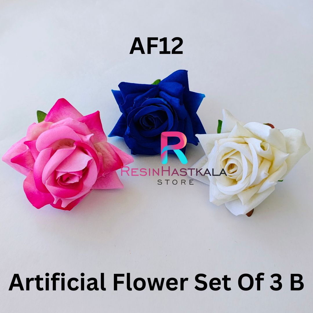 Artificial Flower Set Of 3 B