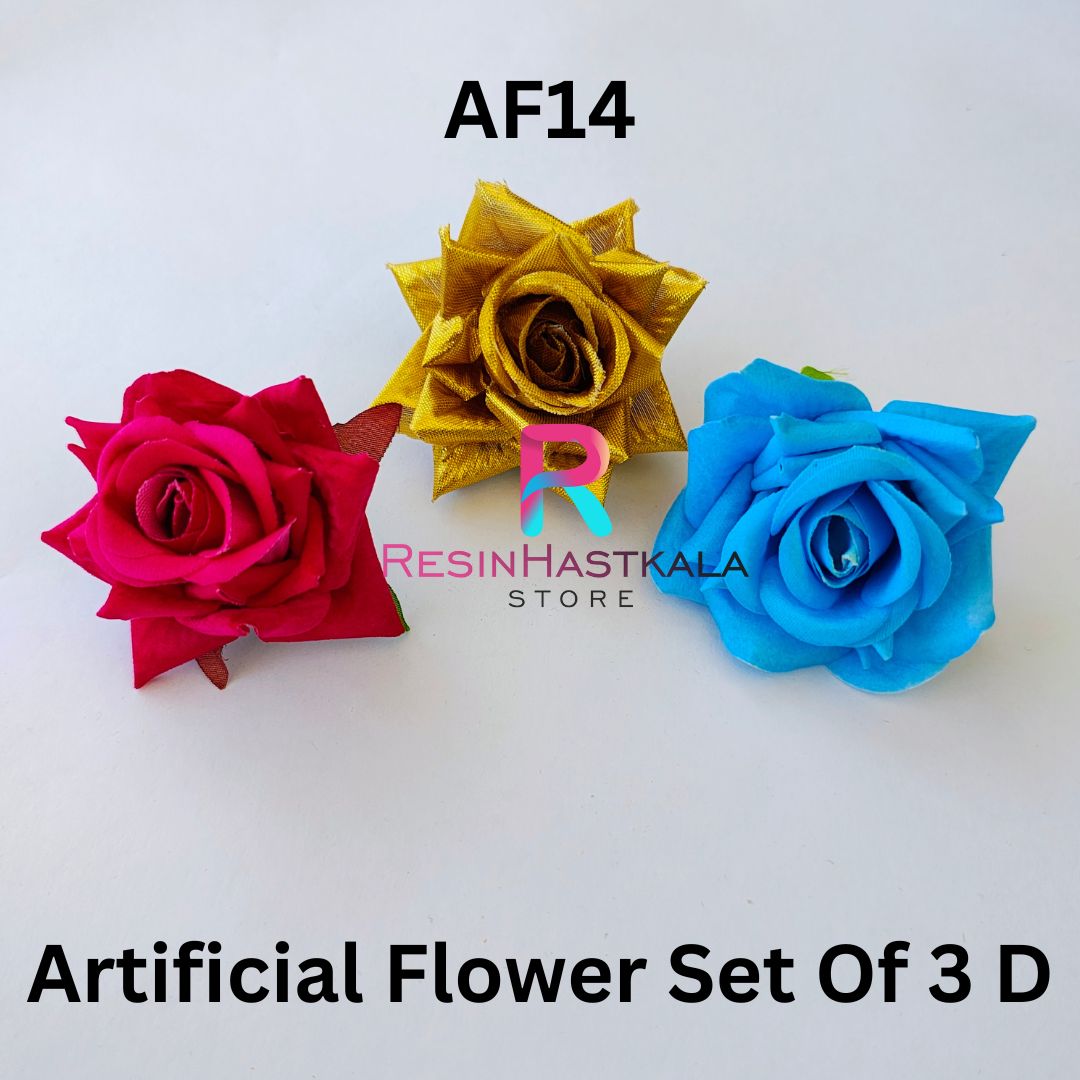 Artificial Flower Set Of 3 D