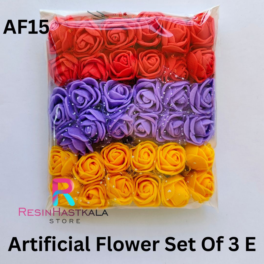 Artificial Flower Set Of 3 E