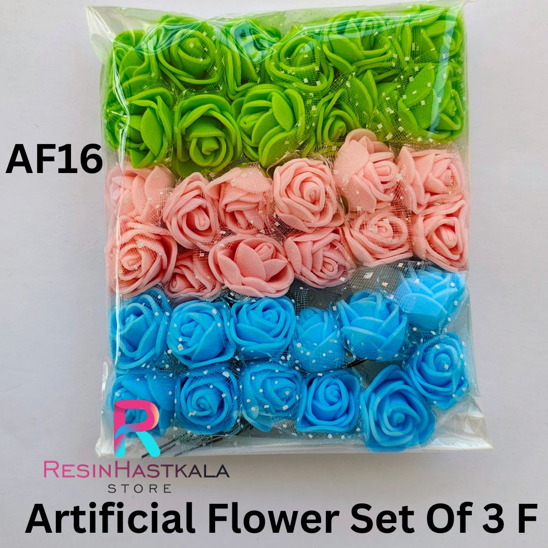 Artificial Flower Set Of 3 F