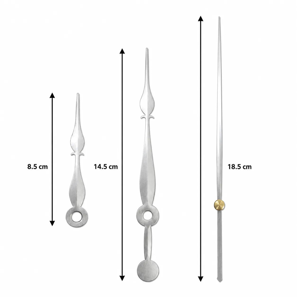 Big Silver Clock Hand CH03