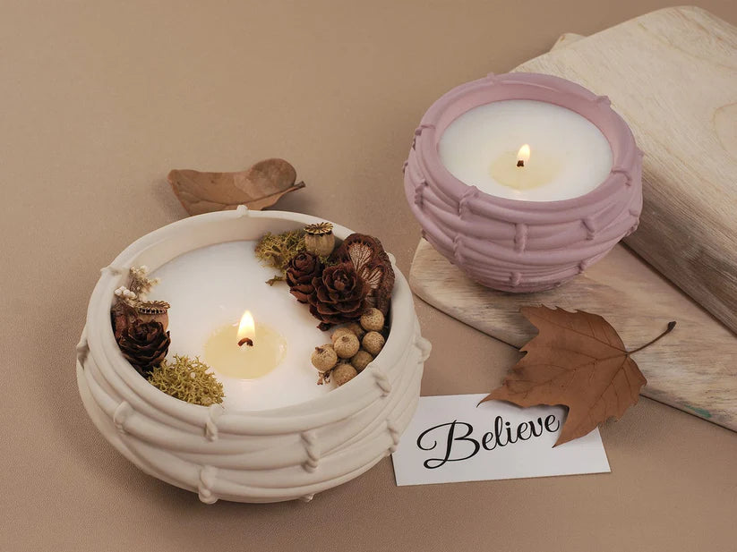 Bird Nest Candle Holder / Storage Box Mould (Small)