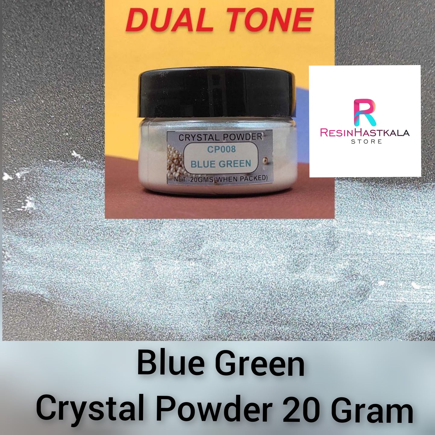 Blue Green Crystal Powder 20 Gram
