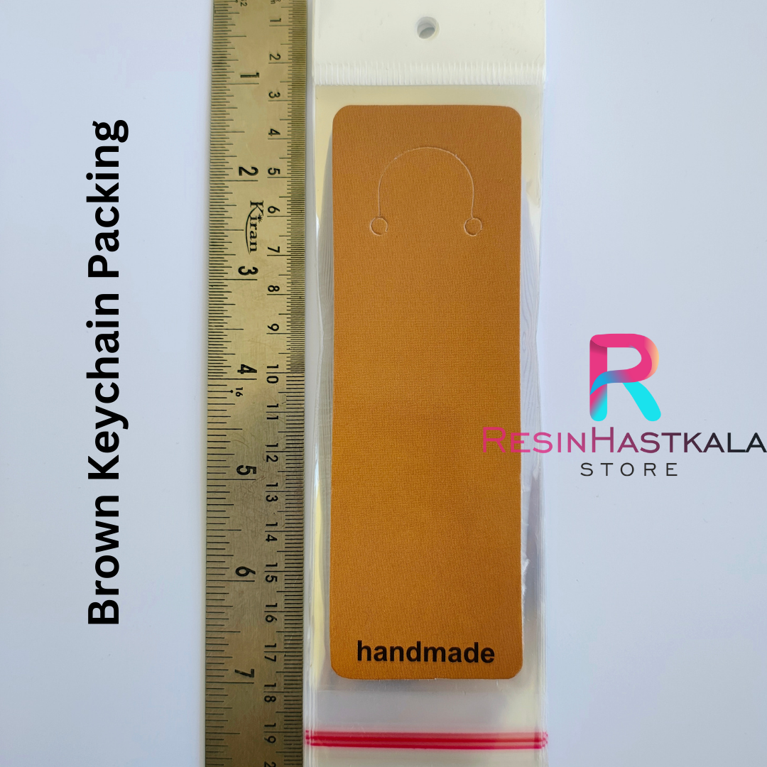 Brown Keychain Packing Material