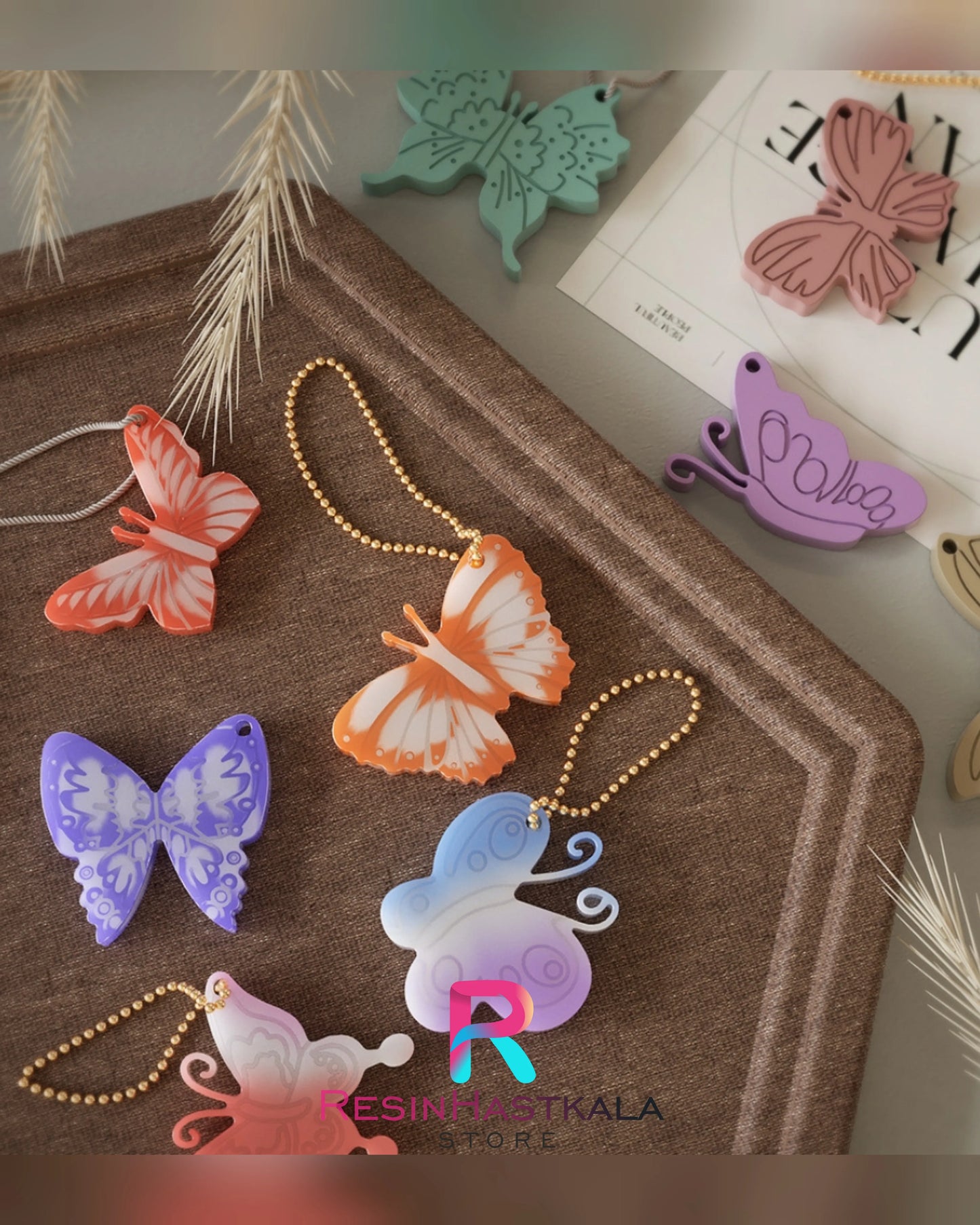 Butterfly Keychain & Pendant Mould G
