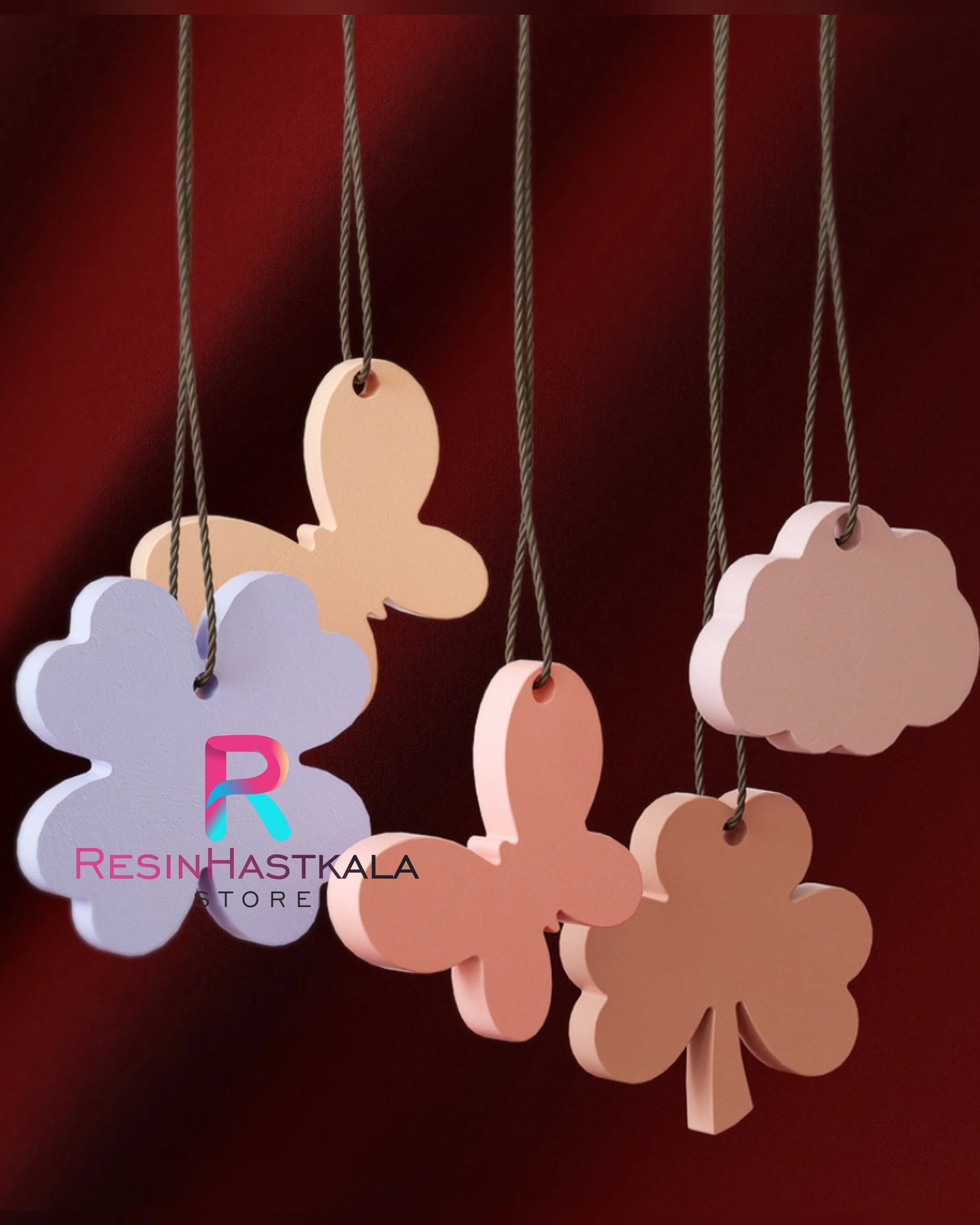 4 In 1 Could Keychain & Pendant Mould