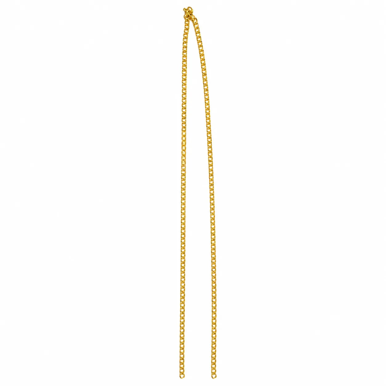 Golden Chain For Necklace Without Hook