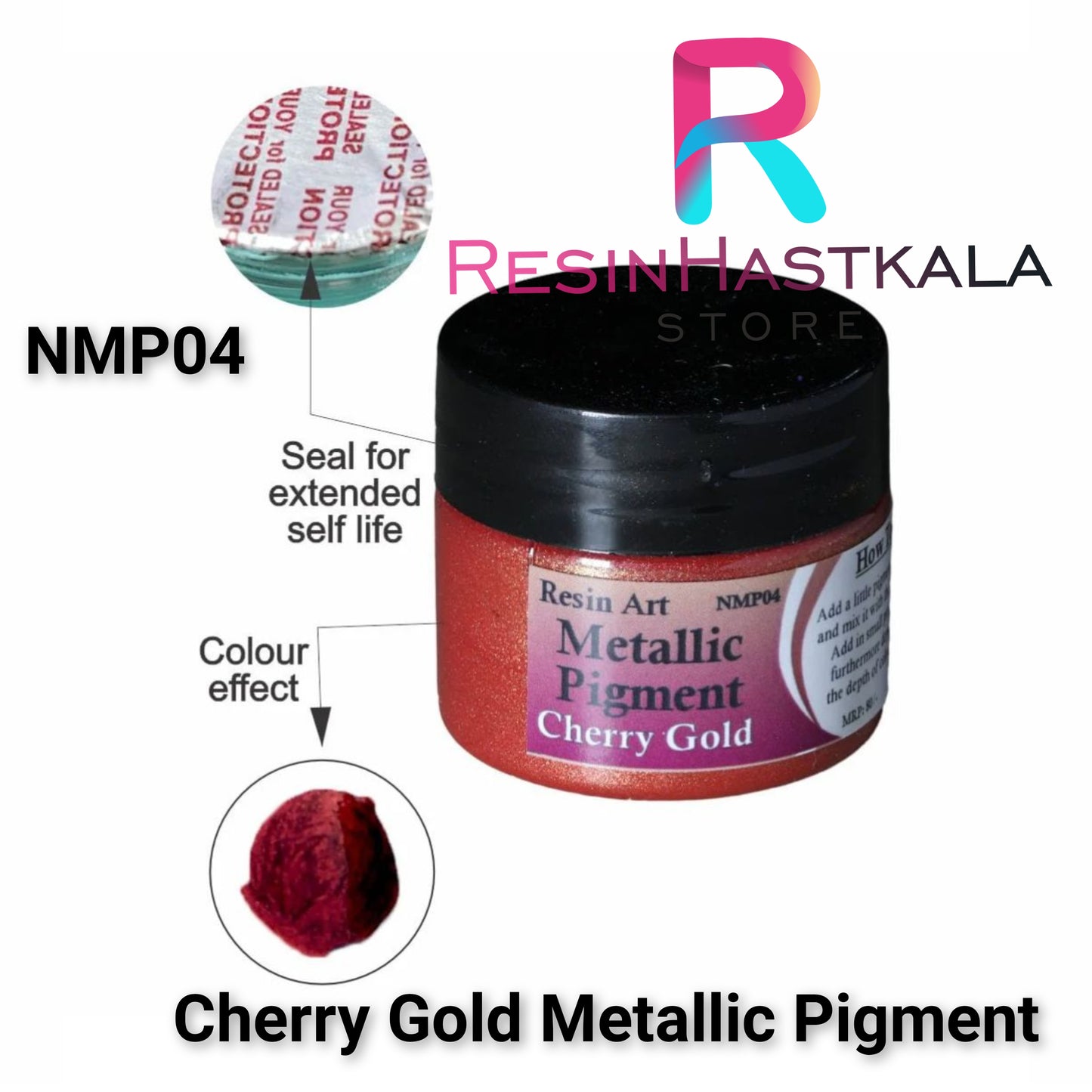 Cherry Gold Metallic Pigment (20 Gram)