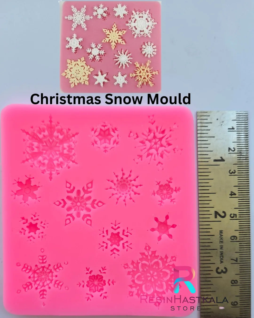 Christmas Snow Pink Mould