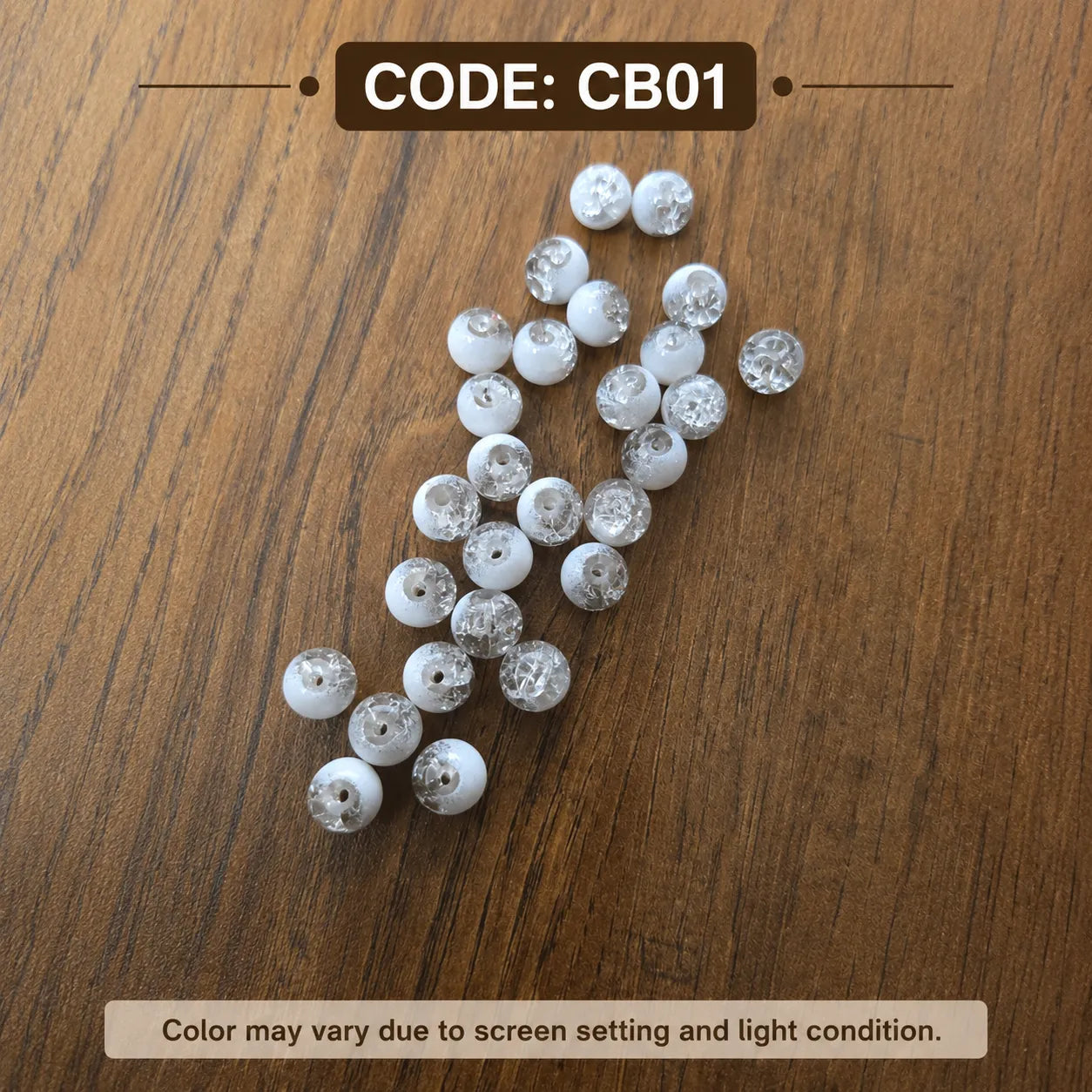 Crack Beads For Rakhi & Bracelet (20 Gram) (CB01)