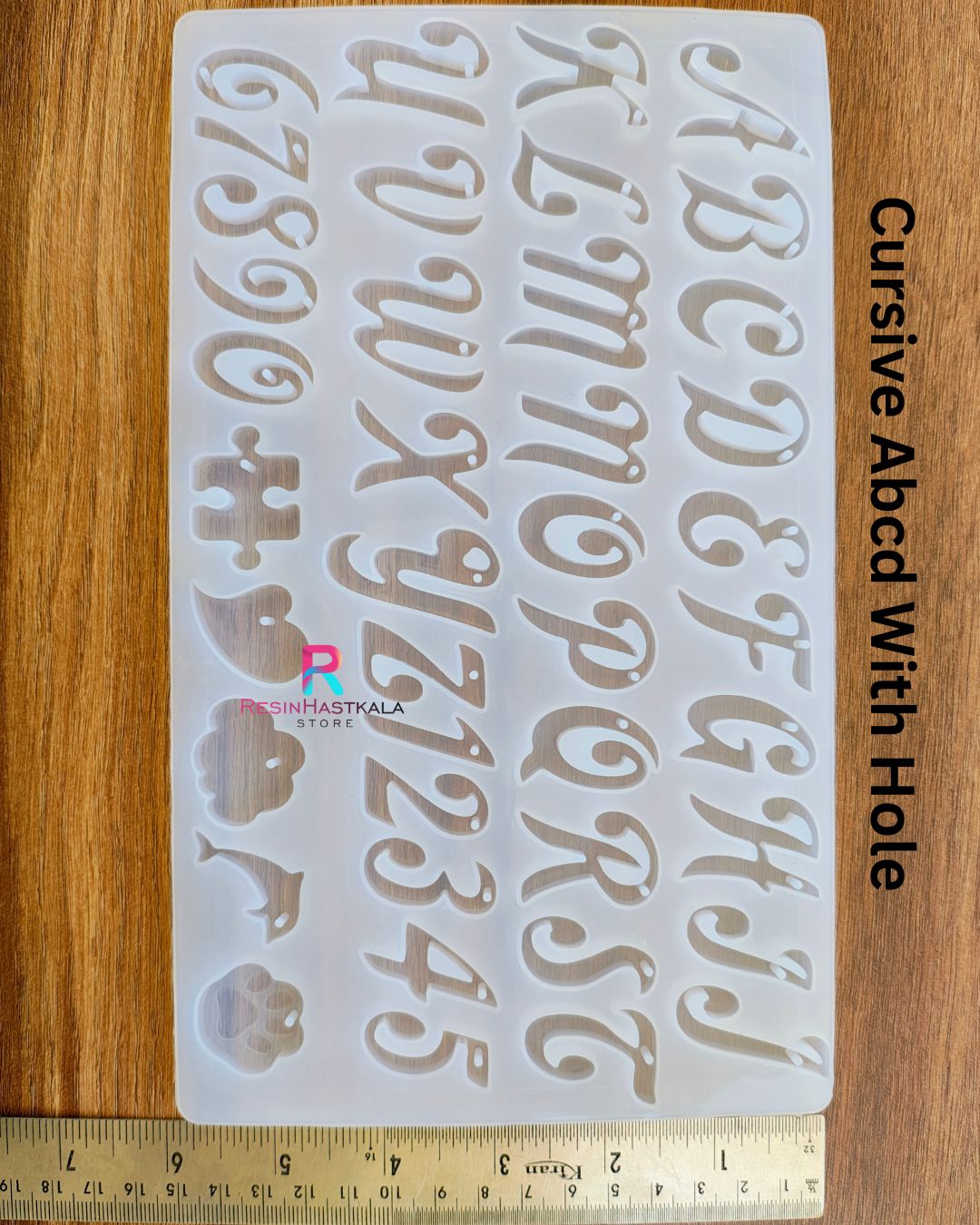 Cursive Alphabet / Abcd With Hole