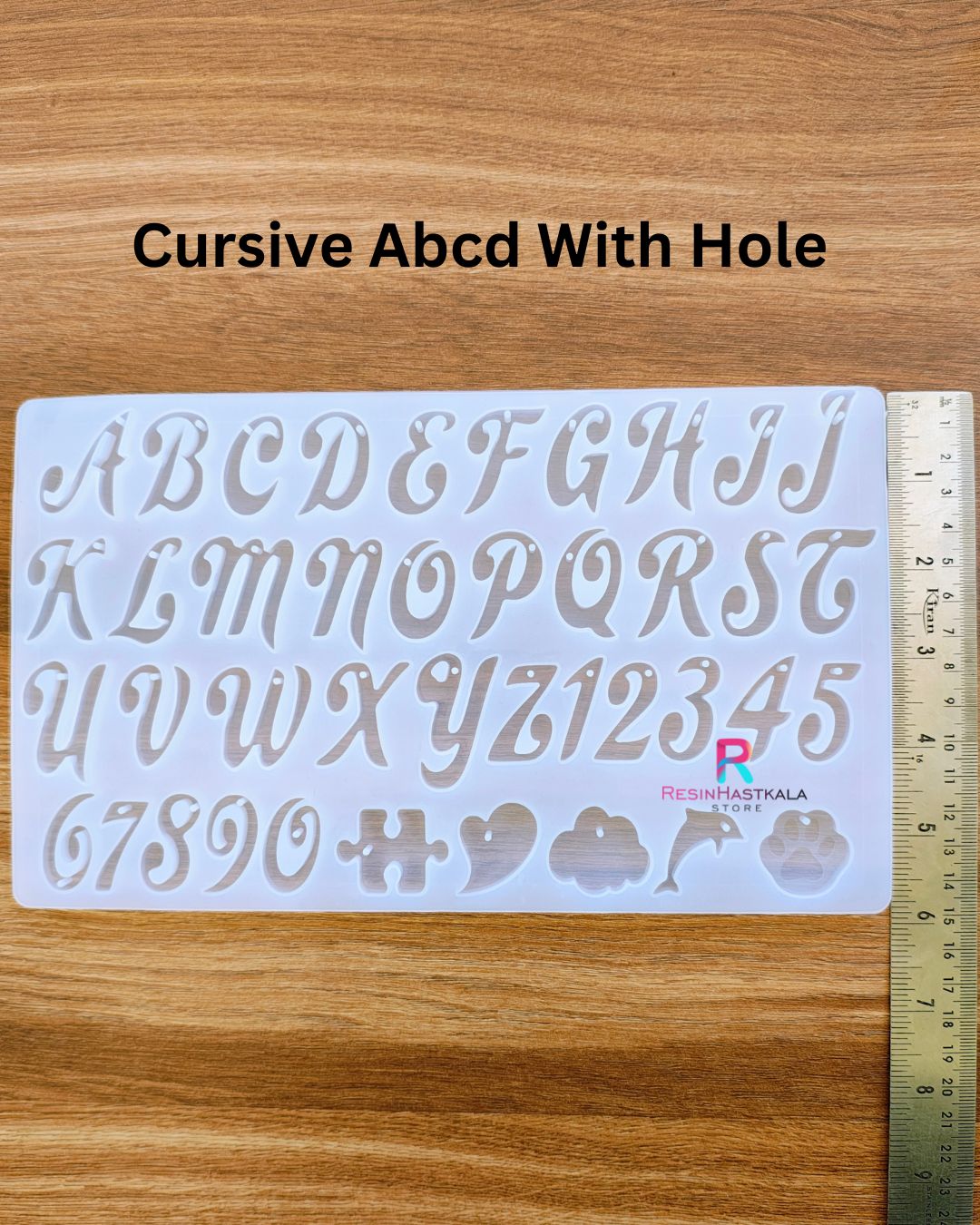 Cursive Alphabet / Abcd With Hole