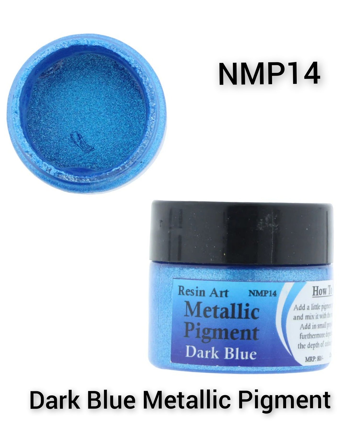 Dark Blue Metallic Pigment (20 Gram)
