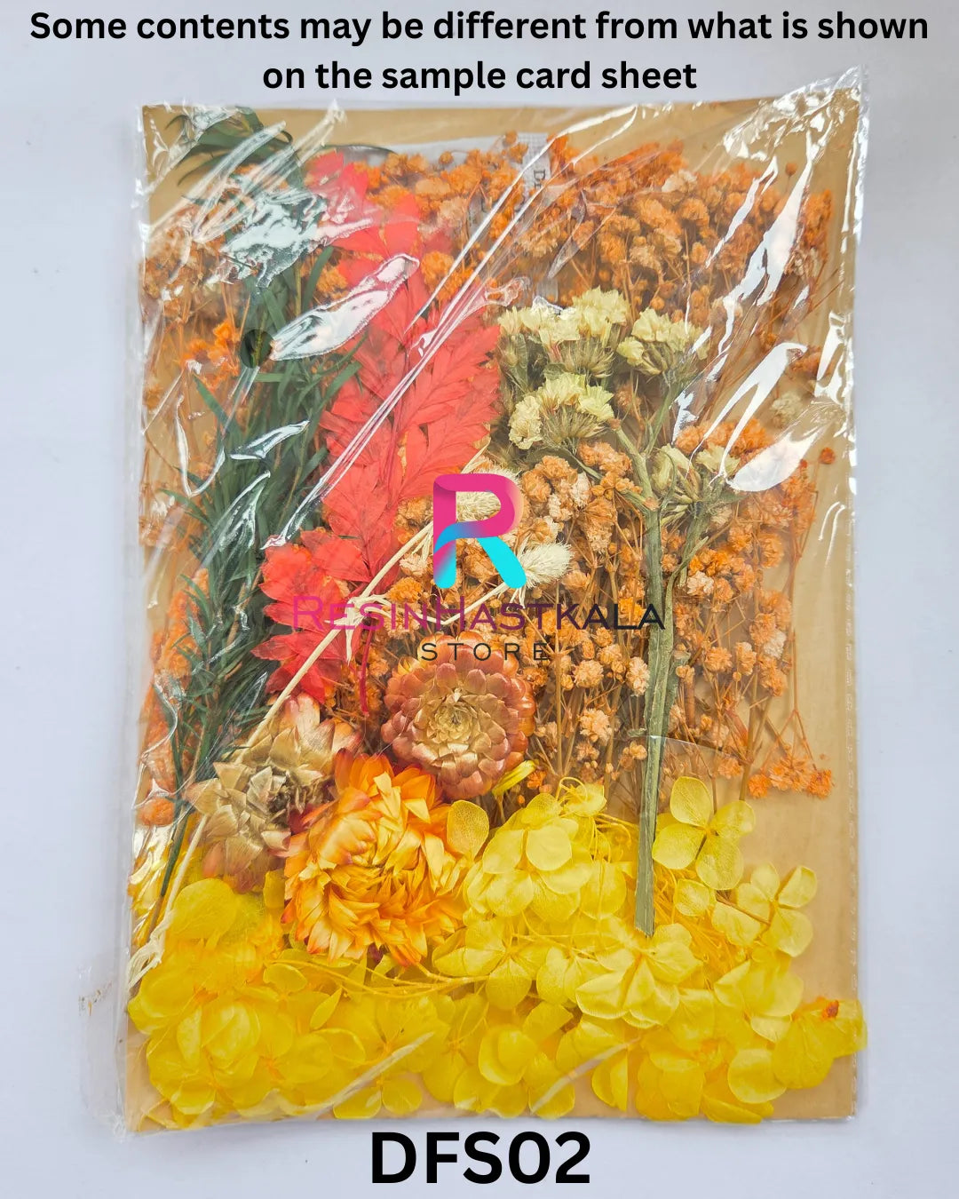 Dry Flower Sheet Card Packing – DFS02